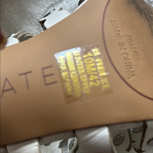 1. State White High Heeled Sandals - Picture 5 of 5